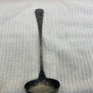 Antique WM Rogers, silver plated ladle